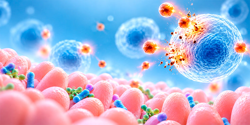 Microbiota, estrés oxidativo y envejecimiento celular: qué relación existe y cómo acompañarlos desde la alimentación y los hábitos diarios