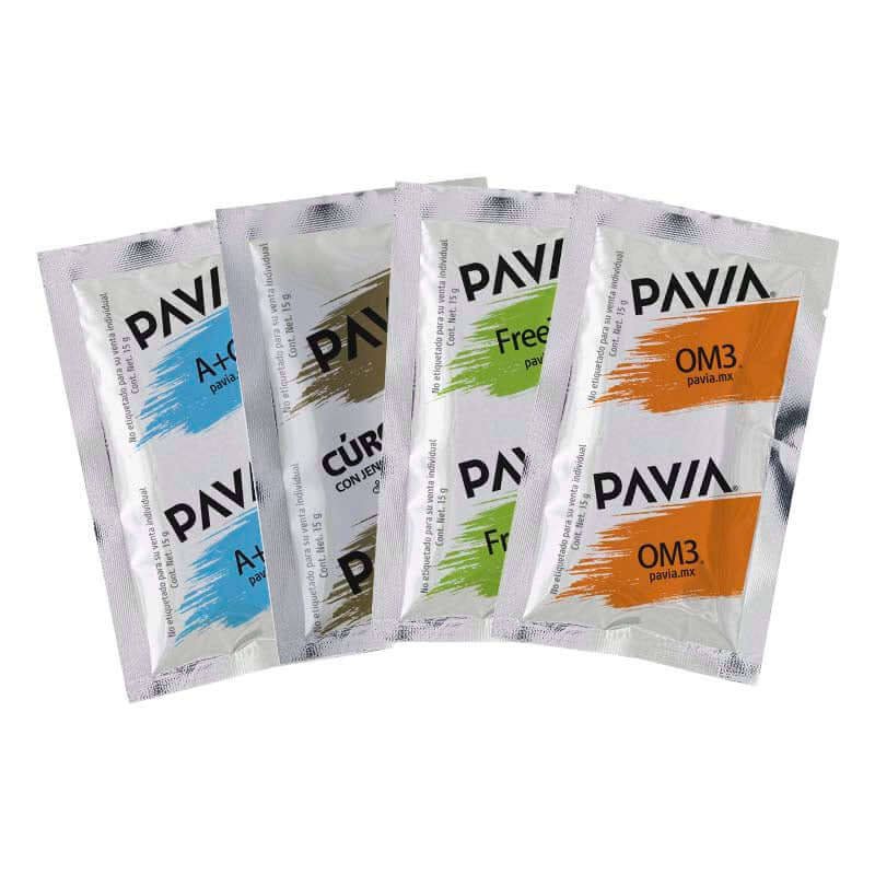 Combo plus 40 sobres de probioticos en gel de pavia, combina probioticos diferentes para una diversidad en la microbiota