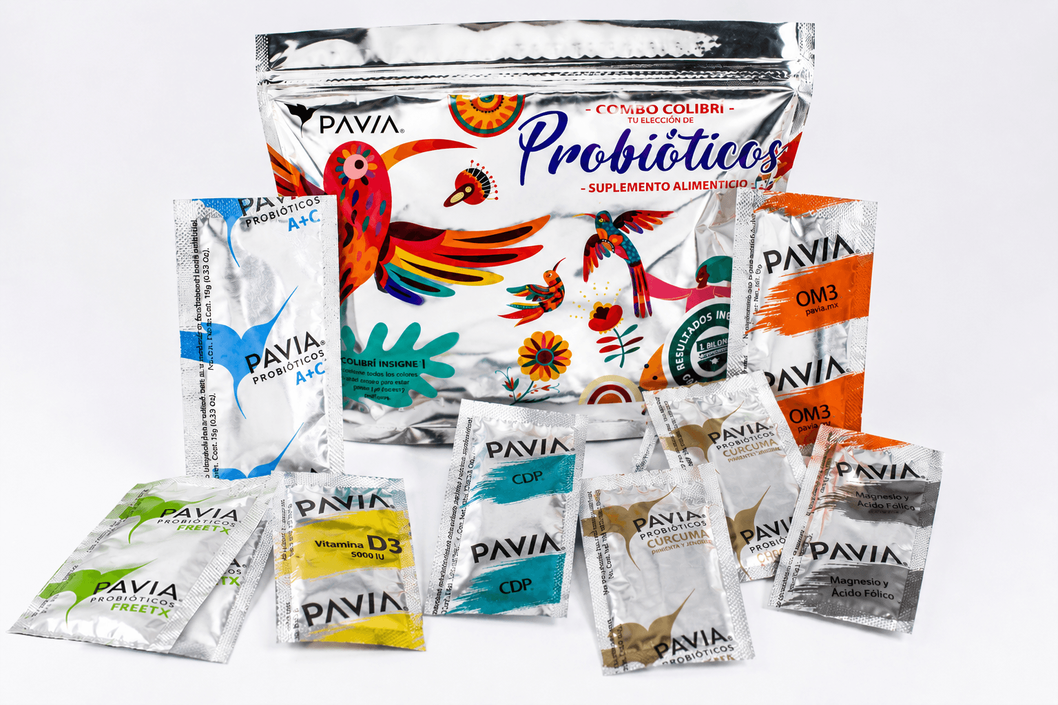 Combo Colibrí | Combina 10 + 10 + 10 sobres, paga solo 1 bolsa