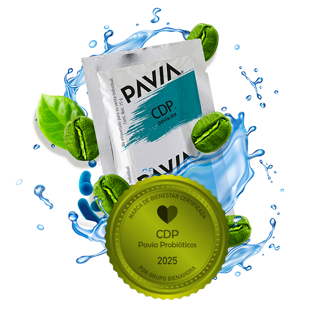 CDP | Probióticos vivos con extracto de café verde para control de peso | 30 sobres