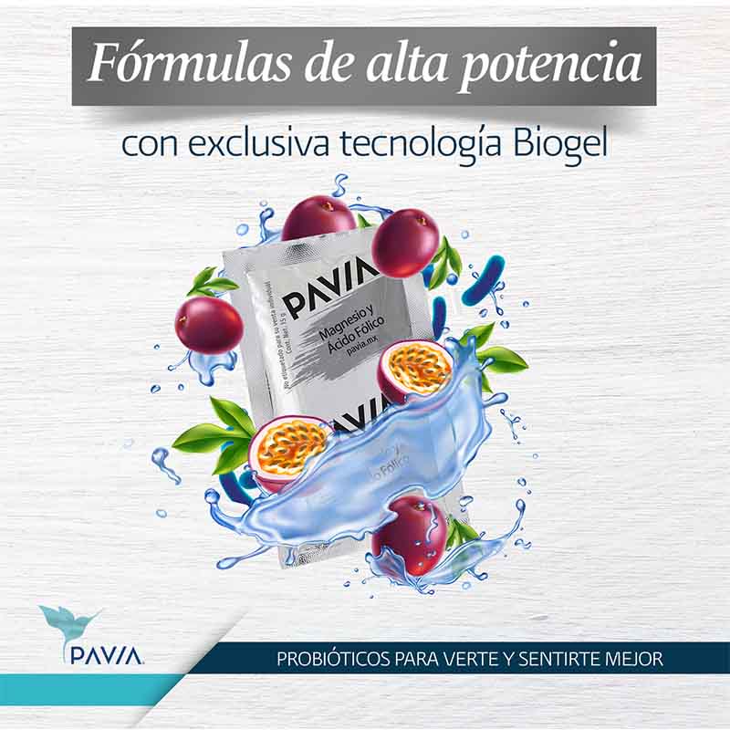 Fórmula alta potencia magnesio  y ácido fólico